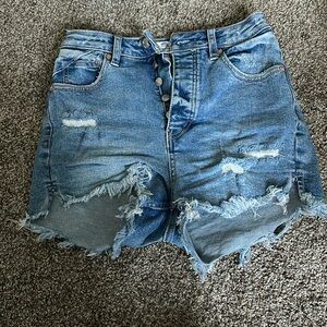 Free people high waisted shorts